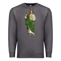 Charcoal Heather san judas1 Premium Sweatshirt - JahusDesignShop