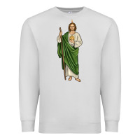 Dove Grey san judas1 Premium Sweatshirt - JahusDesignShop