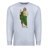 Heather Grey san judas1 Premium Sweatshirt - JahusDesignShop