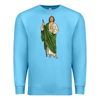 Ocean Blue san judas1 Premium Sweatshirt - JahusDesignShop