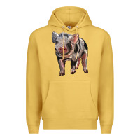 Antique Gold Baby Spotted Pig Premium Hoodie - LillyAllenDesigns