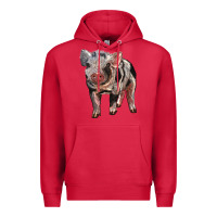 Cardinal Baby Spotted Pig Premium Hoodie - LillyAllenDesigns