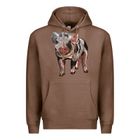 Chestnut Baby Spotted Pig Premium Hoodie - LillyAllenDesigns