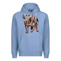 Colony Blue Baby Spotted Pig Premium Hoodie - LillyAllenDesigns