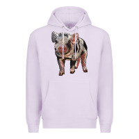 Lilac Baby Spotted Pig Premium Hoodie - LillyAllenDesigns