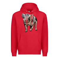 Red Baby Spotted Pig Premium Hoodie - LillyAllenDesigns