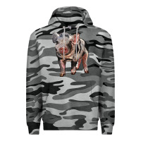Slate Camo Baby Spotted Pig Premium Hoodie - LillyAllenDesigns
