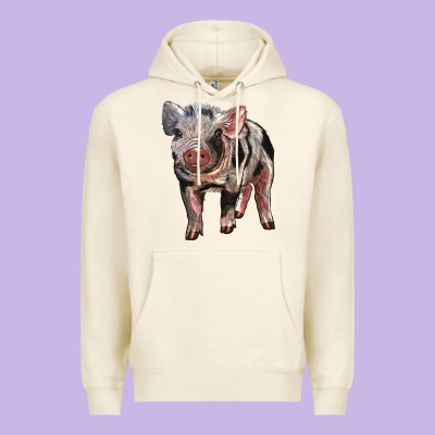 Baby Spotted Pig Premium Hoodie Designed By Lillyallendesigns