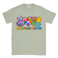 Matcha Peace love Autism Classic Tee - CowGirlArtShop