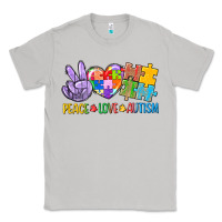 Moon Dust Peace love Autism Classic Tee - CowGirlArtShop