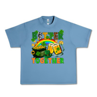 Pebble Blue St. Patrick's Day better together Urban Heavy Tee - FaDigitalArtStudio