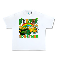 White St. Patrick's Day better together Urban Heavy Tee - FaDigitalArtStudio