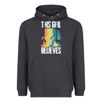 Smoke bigfoot t  shirt bigfoot   this girl believes t  shirt Heavyweight Hoodie - DesigneFamous