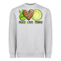 Peace Love Tennis Heavyweight Sweatshirt | Teevron