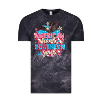 Cloud Black American heart southern soul 4th of july Vintage Tee - FaDigitalArtStudio