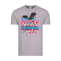 Vintage Zinc American heart southern soul 4th of july Vintage Tee - FaDigitalArtStudio