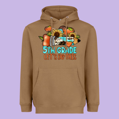 5th Grade Let's Do This Heavyweight Hoodie Designed By Jahusdesignshop