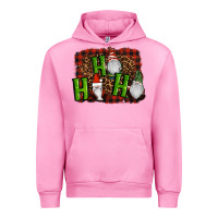 Fuchsia Pink ho ho ho gnomes christmas Urban Hoodie - RanaPortraitStore
