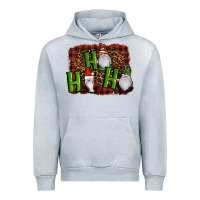 Heather Grey ho ho ho gnomes christmas Urban Hoodie - RanaPortraitStore