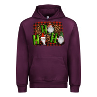 Mauve Wine ho ho ho gnomes christmas Urban Hoodie - RanaPortraitStore