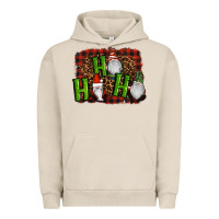 Pigment French Oak ho ho ho gnomes christmas Urban Hoodie - RanaPortraitStore