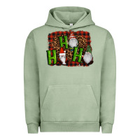 Pigment Oil Green ho ho ho gnomes christmas Urban Hoodie - RanaPortraitStore