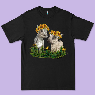 Baby Goats Premium Tee Designed By Ranaportraitstore