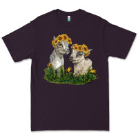 Plum baby goats Premium Tee - RanaPortraitStore
