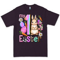 Plum My first Easter Girl Easter Day Premium Tee - HowdyJamesFarm