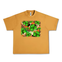 Peanut Butter st.patricks plaid  green glitter cowhide  leopard Urban Heavy Tee - FaDigitalArtStudio