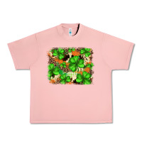 Salmon st.patricks plaid  green glitter cowhide  leopard Urban Heavy Tee - FaDigitalArtStudio