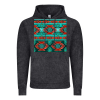 Vintage Black native american aztec seamless pattern 4 Vintage Hoodie - BundleAndBundleShop