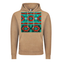 Vintage Coffee native american aztec seamless pattern 4 Vintage Hoodie - BundleAndBundleShop
