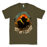 Army Green I don't smoke but he's got a lighter Classic Tee - HowdyJamesFarm