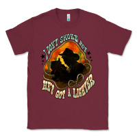 Burgundy I don't smoke but he's got a lighter Classic Tee - HowdyJamesFarm
