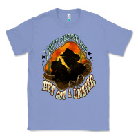 Colony Blue I don't smoke but he's got a lighter Classic Tee - HowdyJamesFarm