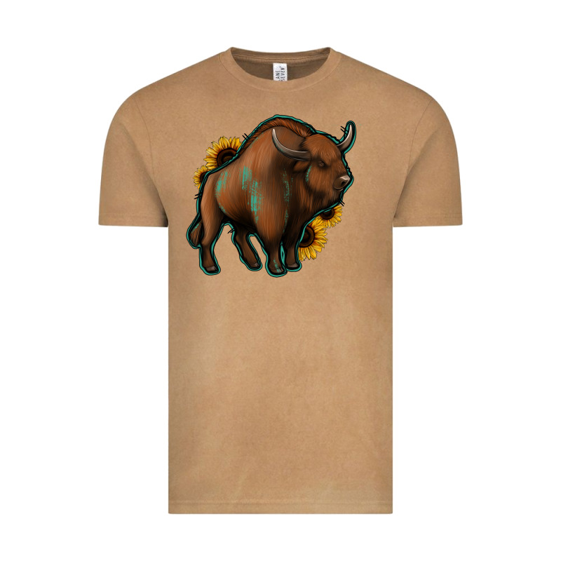 Western  Bison Vintage Tee by Jasminsmagicworld | Teevron