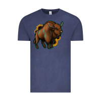 Vintage Denim Western  Bison Vintage Tee - Jasminsmagicworld