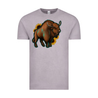 Vintage Zinc Western  Bison Vintage Tee - Jasminsmagicworld