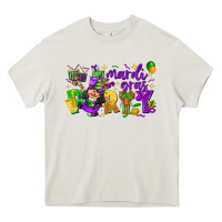 Cream mardi gras party Heavy Core Tee - CowGirlArtShop