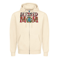 Sandshell blessed mom christmas Zipper Hoodie - AdoDesignShop