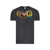 Vintage Black Fatih love freedom Vintage Tee - FaDigitalArtStudio