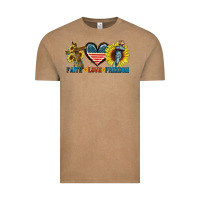 Vintage Coffee Fatih love freedom Vintage Tee - FaDigitalArtStudio