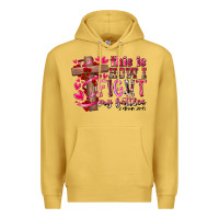 Antique Gold this is how i fight my battles Premium Hoodie - RacoonDesign