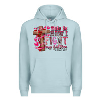 Blue Mist this is how i fight my battles Premium Hoodie - RacoonDesign