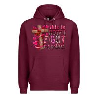 Burgundy this is how i fight my battles Premium Hoodie - RacoonDesign