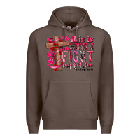 Coffee this is how i fight my battles Premium Hoodie - RacoonDesign