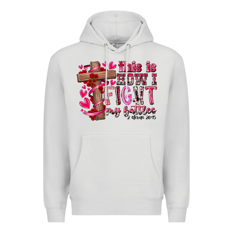 This Is How I Fight My Battles Premium Hoodie by RacoonDesign | Teevron