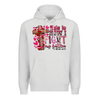 Dove Grey this is how i fight my battles Premium Hoodie - RacoonDesign