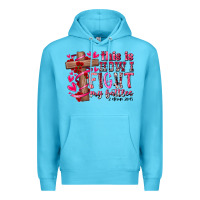 Ocean Blue this is how i fight my battles Premium Hoodie - RacoonDesign
